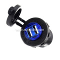 DC 12V 4.8A Blue LED Dual USB Charger